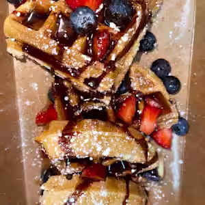 Original Ibiza Waffle with toppings
